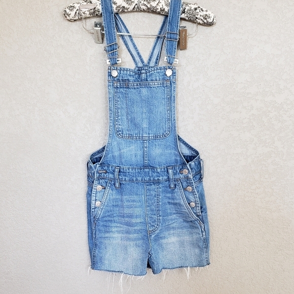Madewell Pants - Madewell jean shorts overalls